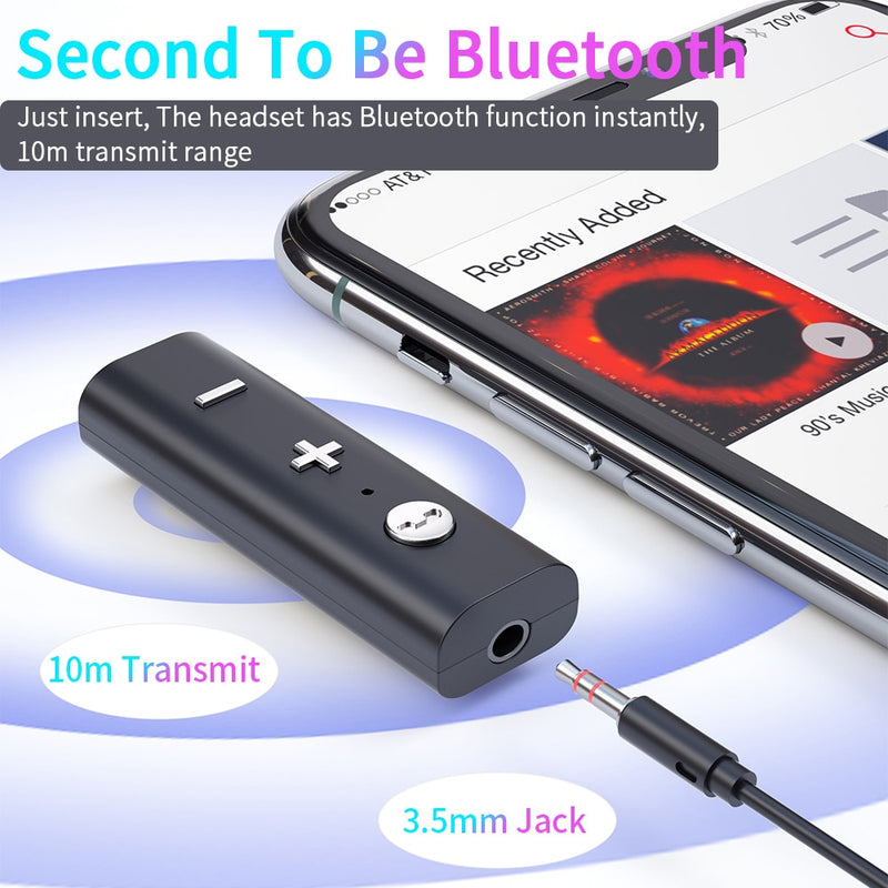 Receptor Bluetooth 5.0 para Fone de Ouvido