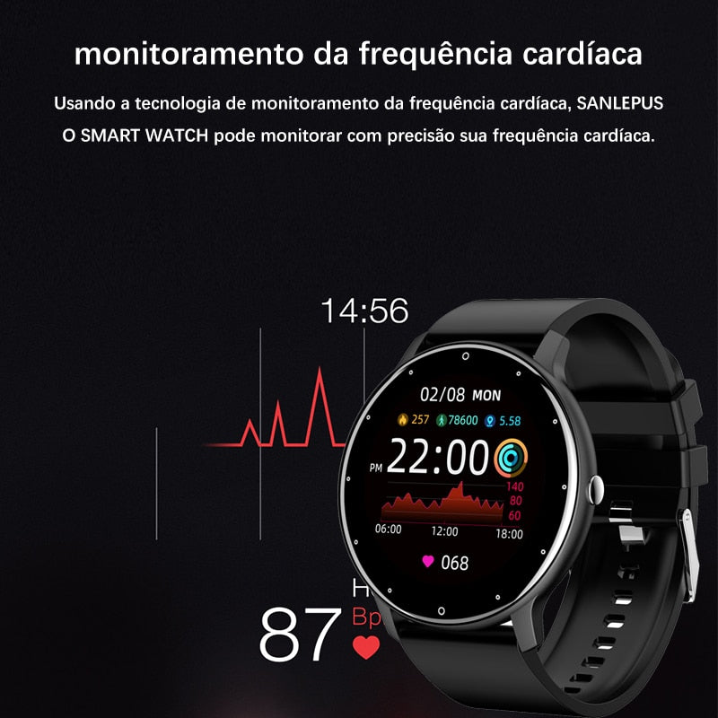 Smart Watch Touch Screen Impermeável