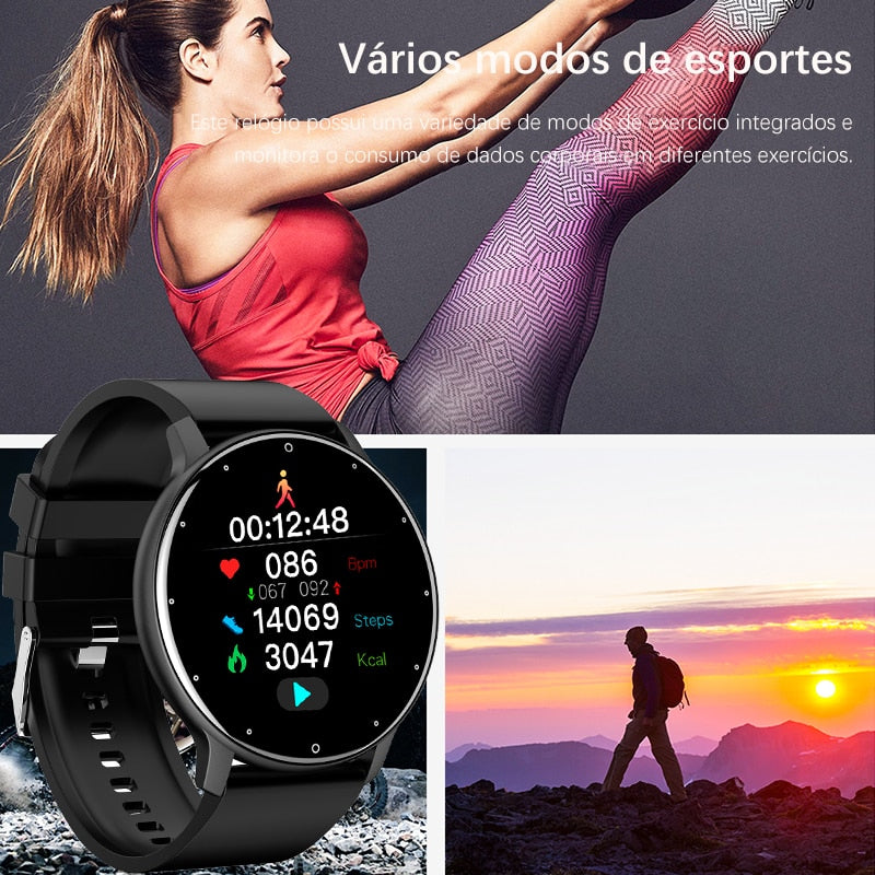 Smart Watch Touch Screen Impermeável